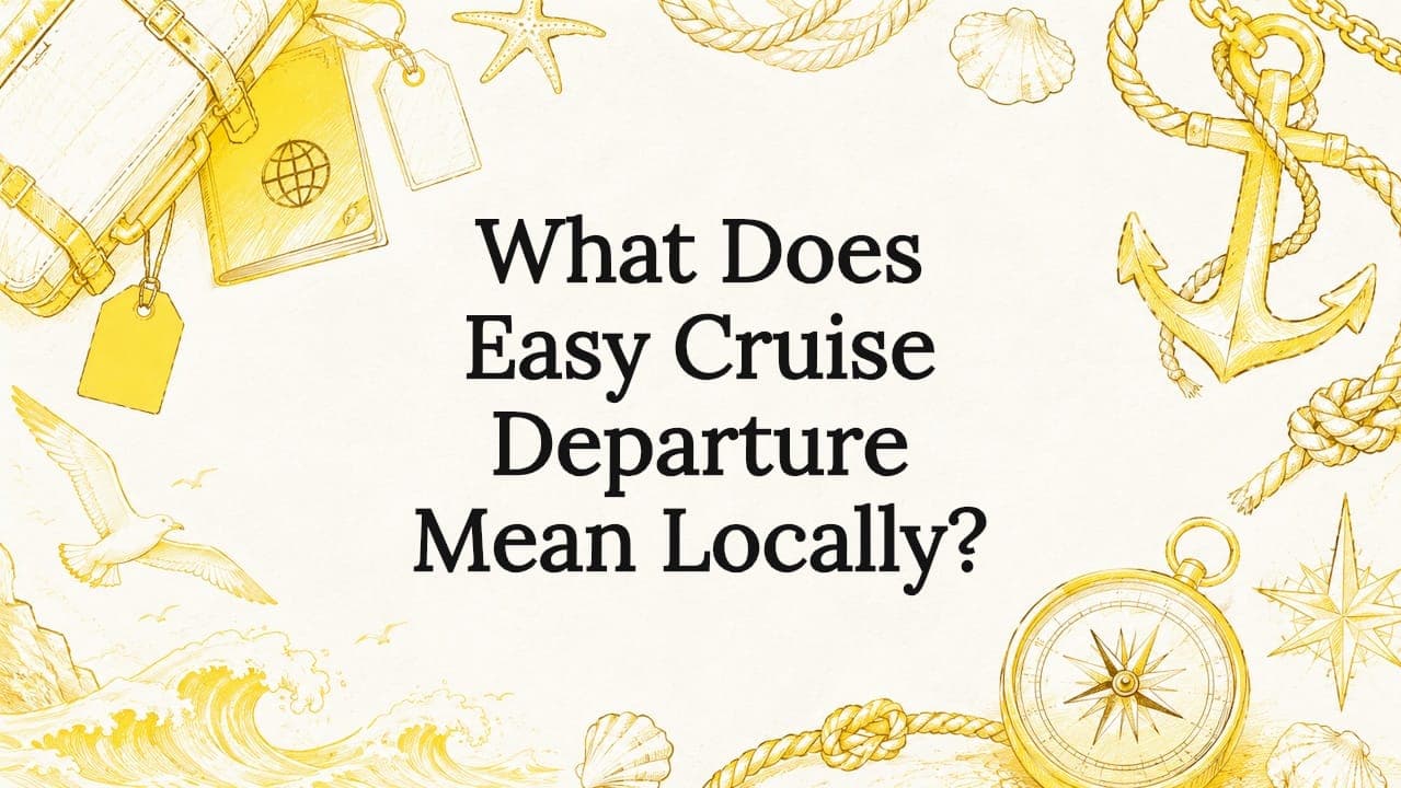 What Does Easy Cruise Departure Mean Locally?