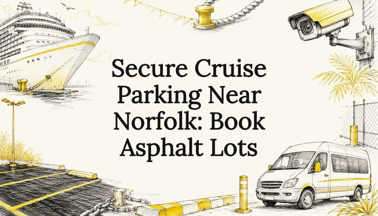 Secure Cruise Parking Near Norfolk: Book Asphalt Lots