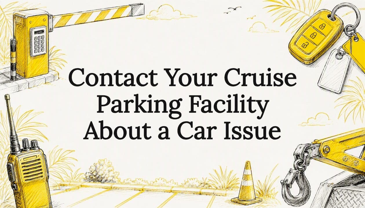 Contact Your Cruise Parking Facility About a Car Issue