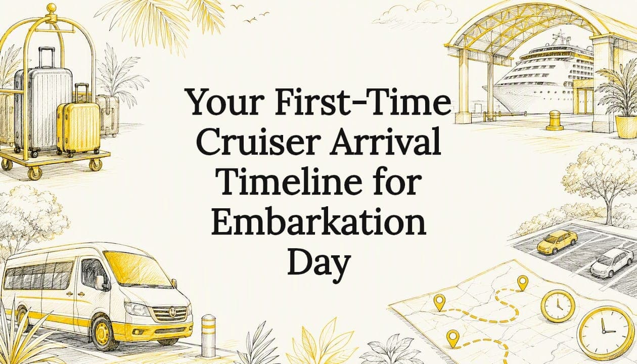 Your First-Time Cruiser Arrival Timeline for Embarkation Day