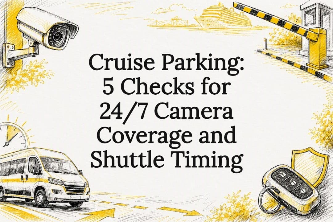 Cruise Parking: 5 Checks for 24/7 Camera Coverage and Shuttle Timing