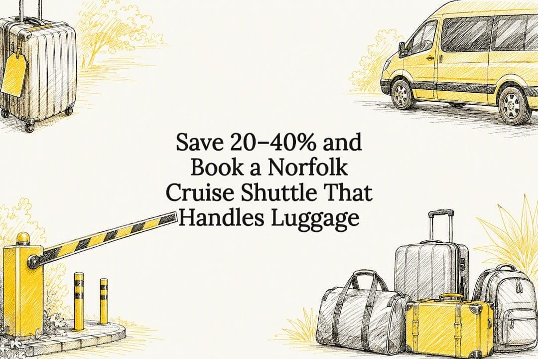 Save 20–40% and Book a Norfolk Cruise Shuttle That Handles Luggage