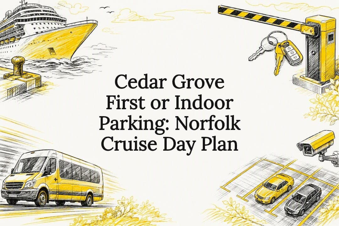 Cedar Grove First or Indoor Parking: Norfolk Cruise Day Plan