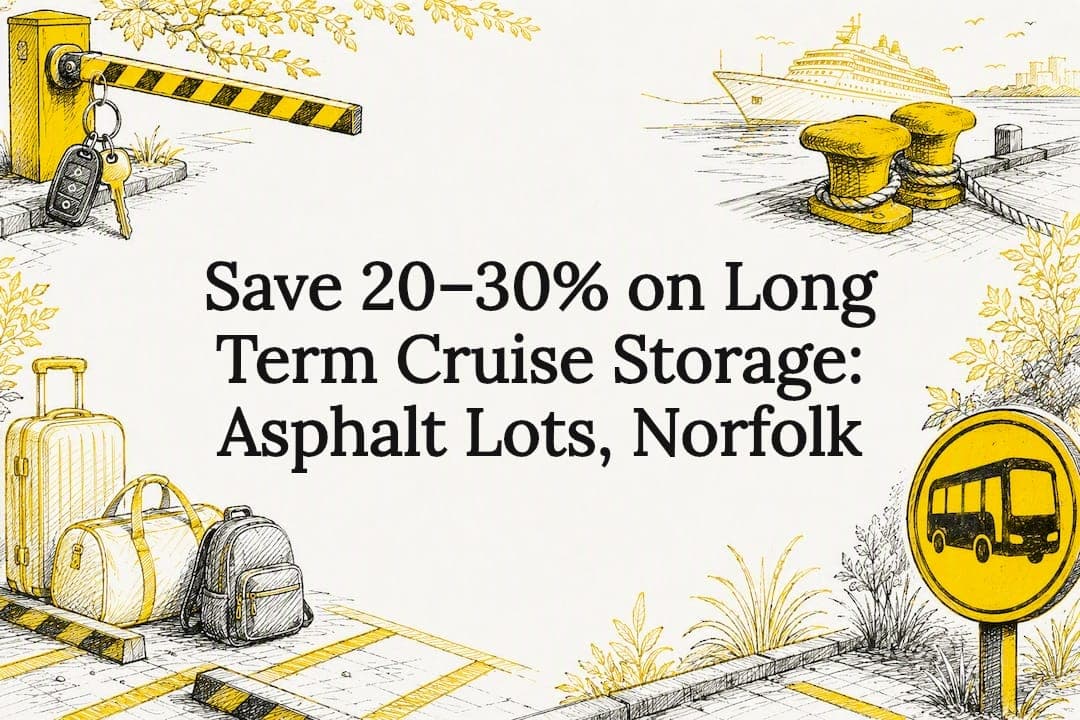 Save 20–30% on Long Term Cruise Storage: Asphalt Lots, Norfolk