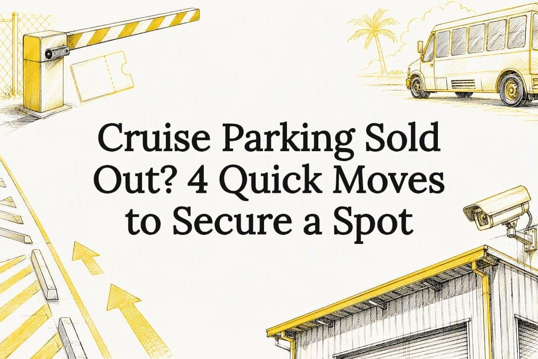 Cruise Parking Sold Out? 4 Quick Moves to Secure a Spot