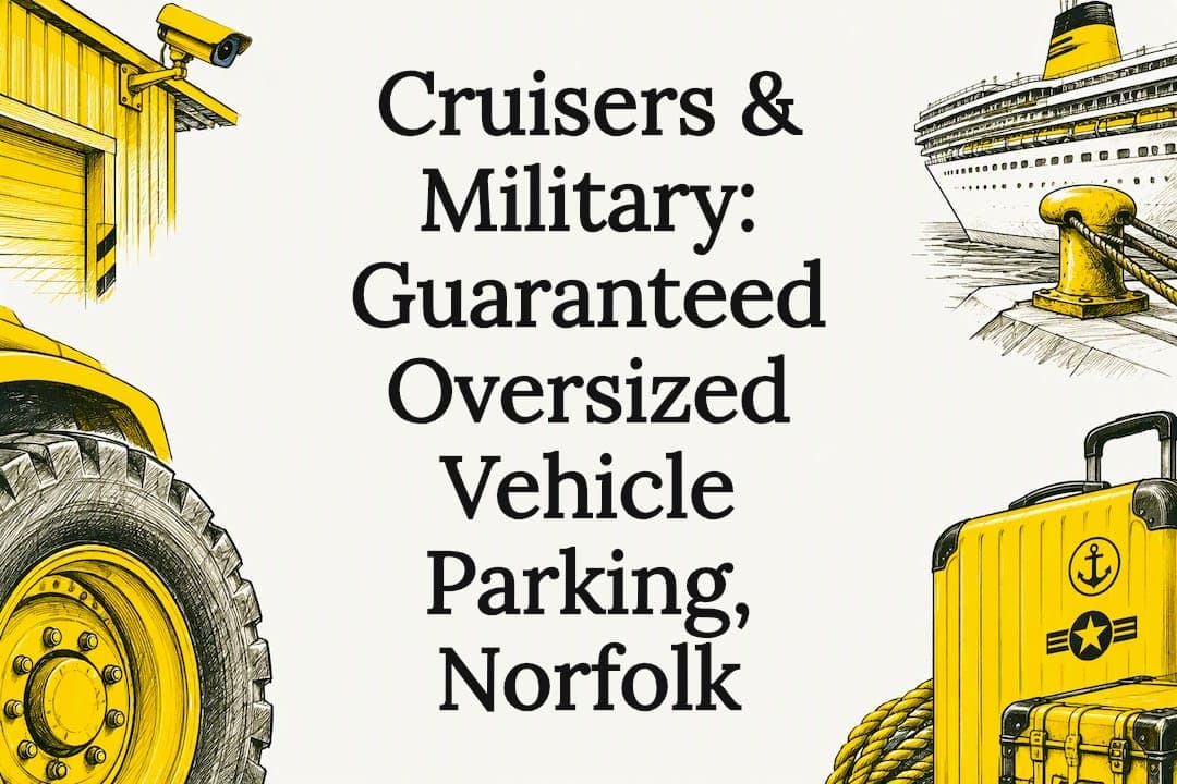 Cruisers & Military: Guaranteed Oversized Vehicle Parking, Norfolk