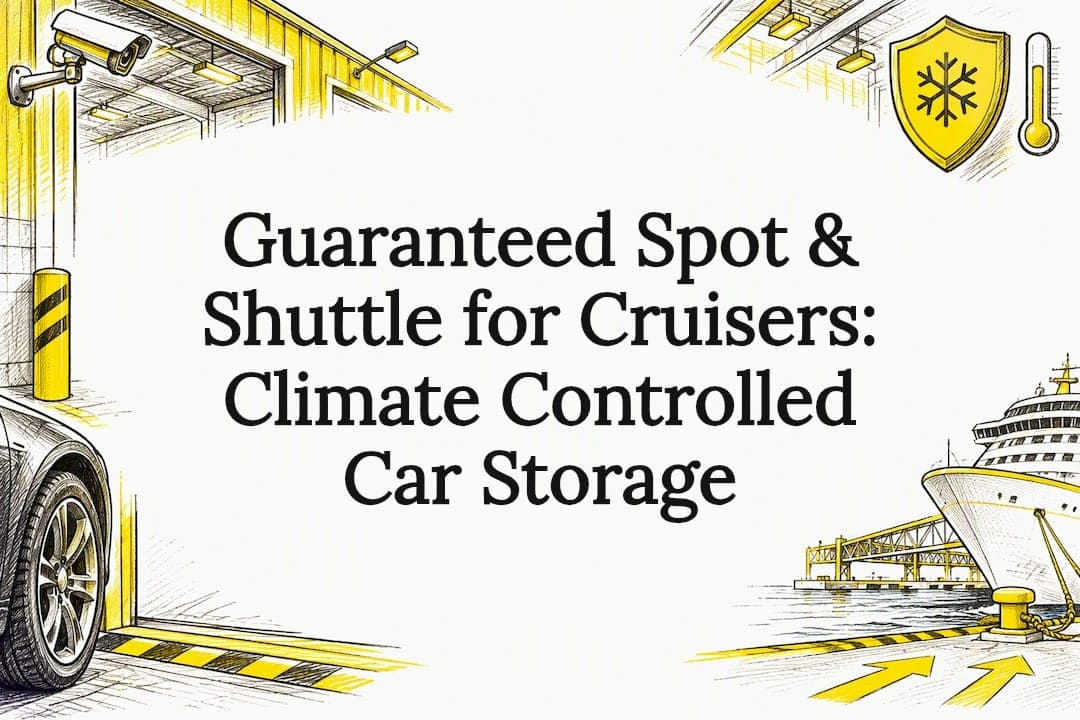Guaranteed Spot & Shuttle for Cruisers: Climate Controlled Car Storage