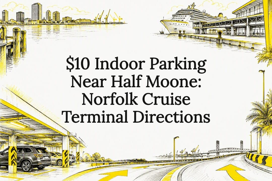 $10 Indoor Parking Near Half Moone: Norfolk Cruise Terminal Directions