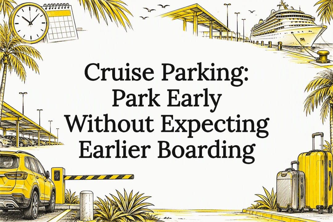 Cruise Parking: Park Early Without Expecting Earlier Boarding