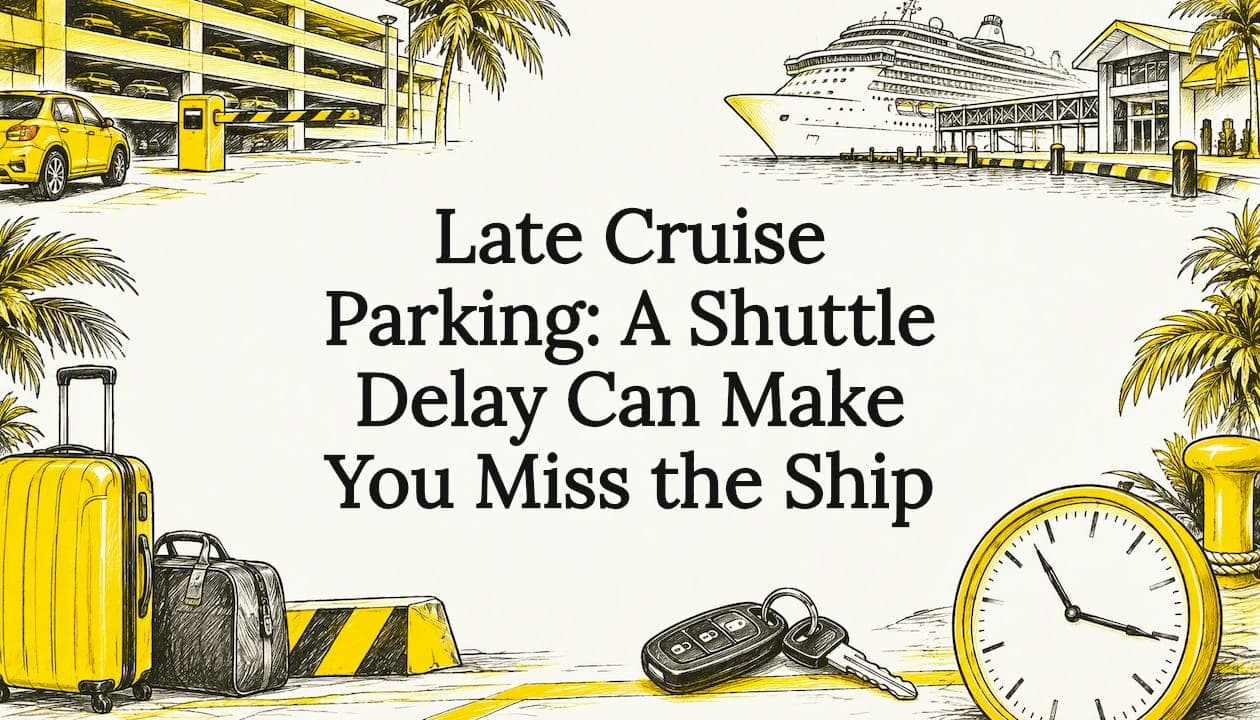 Late Cruise Parking: A Shuttle Delay Can Make You Miss the Ship