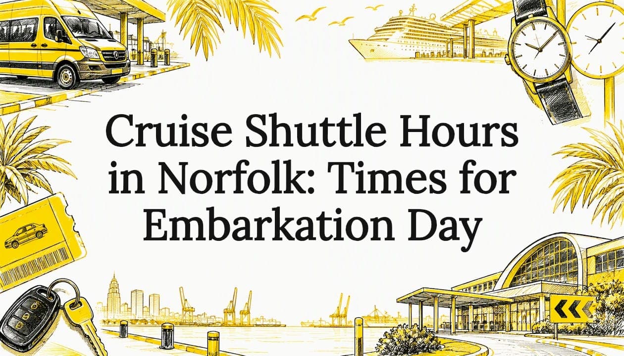 Cruise Shuttle Hours in Norfolk: Times for Embarkation Day